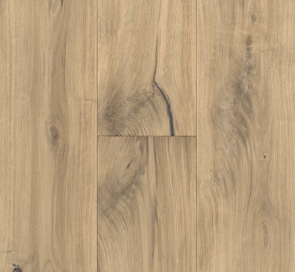 Oak Handscraped Brushed Natural Oil Plus - Trendtime 8 Engineered Wood Wide Plank