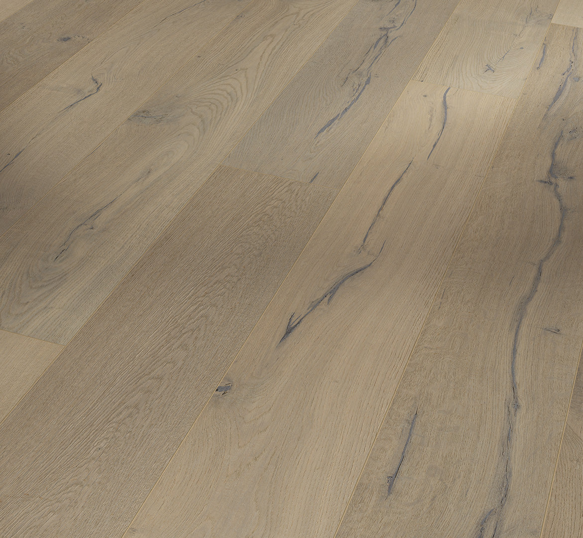 Oak Smoked Stone Handcrafted Trendtime 8 Wide Plank Natural Oil Plus (1882 x 190 x 14/3mm)