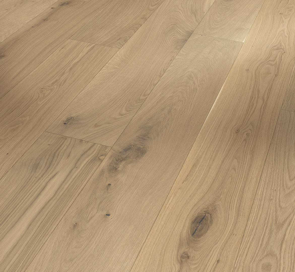 Oak brushed Basic 11-5 Wide plank Natural Oil White (2200 x 185 x 11.5 mm)